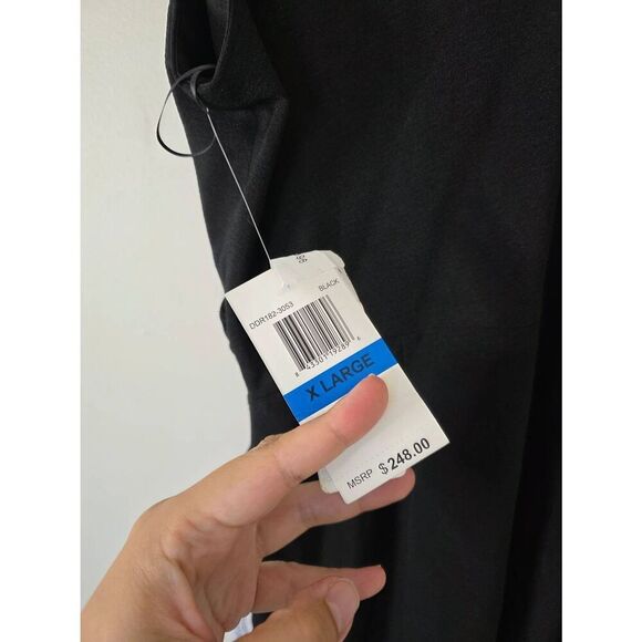 Dress the Population Jordan Gown Ruched Side Slit Black Size XL NWT - Picture 9 of 11